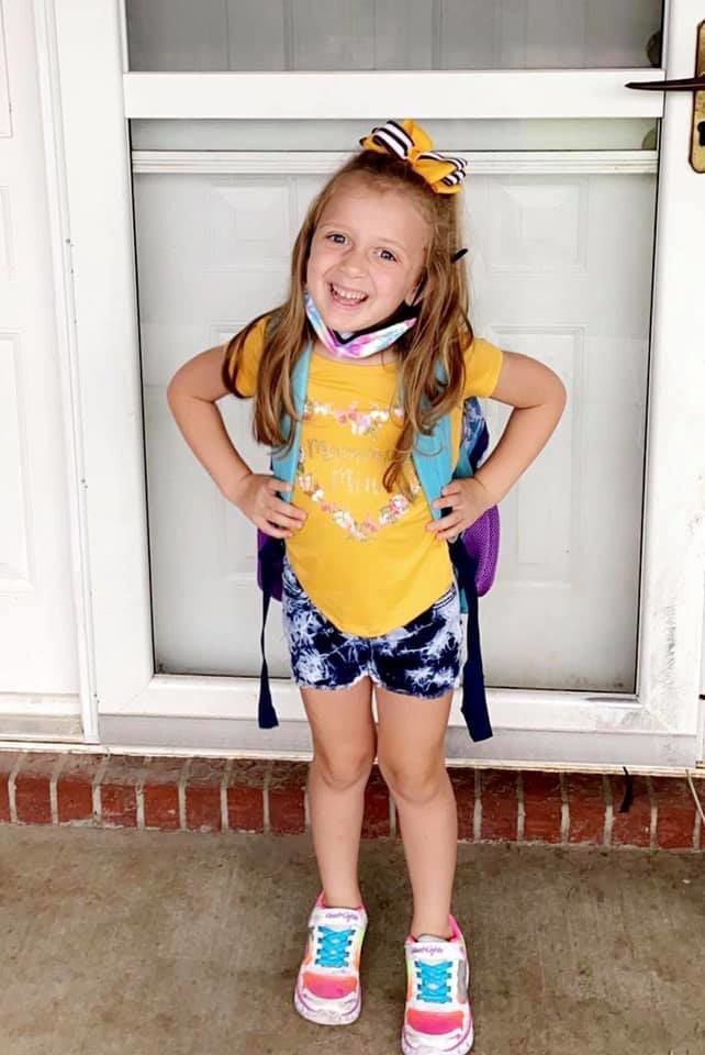 Aubrey’s first day of kindergarten